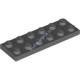 Деталь Лего Пластина 2 х 6 Цвет Темно-Серый