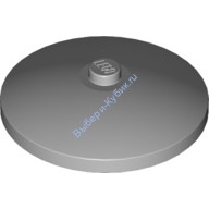 Деталь Лего Тарелка (Радар) 4 х 4 Перевернутая С Закрытым Штырьком Цвет Светло-Серый