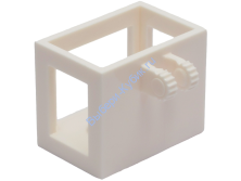 Деталь Лего Корзина Крана / Лифта 2 х 3 х 2 С Блокирующимися Шарнирами Цвет Белый