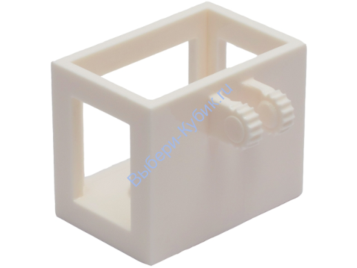 Деталь Лего Корзина Крана / Лифта 2 х 3 х 2 С Блокирующимися Шарнирами Цвет Белый