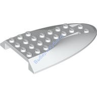 Деталь Лего Фюзеляж Самолета С Изгибом Кормовая Часть 6 х 10 Верх Цвет Белый