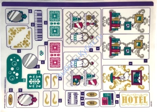 Наклейки К Набору Лего Френдс 41684 — (77538/6338094)