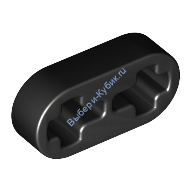 Деталь Лего Техник Бим 1 х 2 Тонкий Цвет Черный