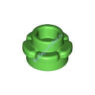 Деталь Лего Пластина Круглая 1 х 1 С Лепестками (5 Лепестков) Цвет Ярко-Зеленый