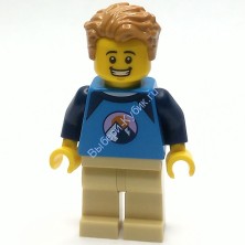 Минифигурка Лего Сити Инвалид-Колясочник twn474