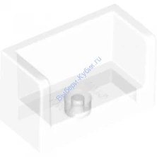 Деталь Лего Панель 1 х 2 х 1 С Закругленными Углами И 2 Сторонами Цвет Прозрачный