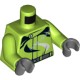Деталь Лего Торс С Рисунком Цвет Лайм