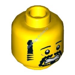 Деталь Лего Голова Минифигурки Цвет Желтый