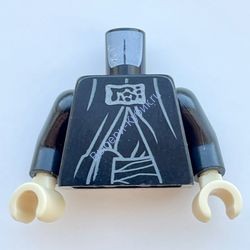 Деталь Лего Торс С Рисунком Цвет Черный