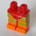 Деталь Лего Ноги С Рисунком Цвет Красный