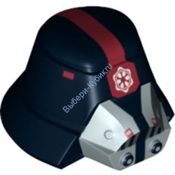 Деталь Лего Шлем Цвет Черный