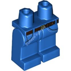 Деталь Лего Ноги С Рисунком Цвет Синий