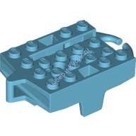 Деталь Лего База Т/С 4 х 5 Для Роликовой Машины (Тележки) Цвет Умеренно-Лазурный