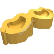 Деталь Лего Очки Цвет {Ярко-Светло-Оранжевый,Темно-Фиолетовый}