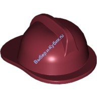 Деталь Лего Пожарный Шлем Цвет Темно-Красный