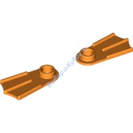 Деталь Лего Ласты 2 шт Цвет Оранжевый