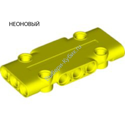Деталь Лего Техник Панель Плоская 3 x 7 x 1 Цвет Неоново-Желтый