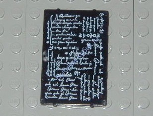 Деталь Лего Классная Доска 1 х 4 х 5 Цвет Черный