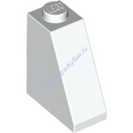Деталь Лего Скос 65 2 х 1 х 2 Цвет Белый