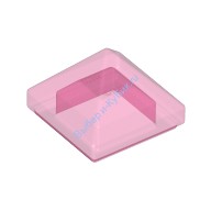 Деталь Лего Скос 45 1 х 1 х 2/3 Четверной Свод Цвет Прозрачно-Розовый