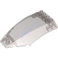 Деталь Лего Лобовое Стекло 10 х 6 х 2 Изогнутое Цвет Прозрачно-Коричневый