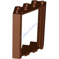 Деталь Лего Дверная Рама 4 х 4 х 6 Угловая Цвет Коричневый
