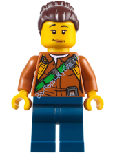 Минифигурка Лего Сити -  Женщина-исследовательница