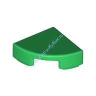 Деталь Лего Плитка Круглая 1 х 1 Четверть Цвет Зеленый