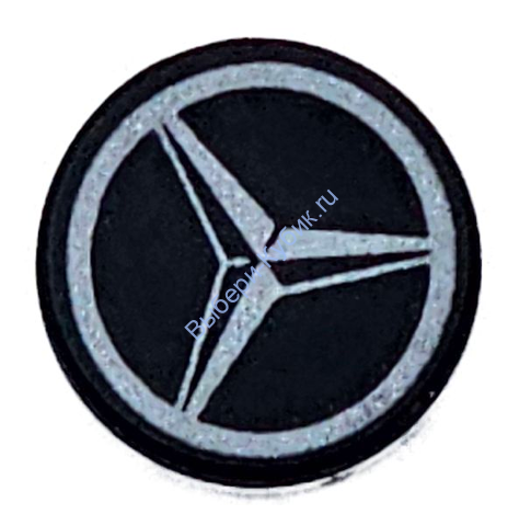 Деталь Лего Плитка Круглая 1 х 1 С Рисунком Цвет Черный