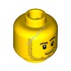 Деталь Лего Голова Минифигурки Мужская Цвет Желтый