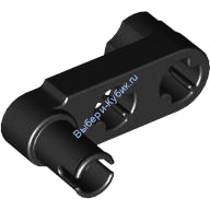 Деталь Лего Техник Бим 1 х 3 С Двумя Отверстиями Под Ось И Пином Цвет Черный