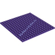 Деталь Лего Пластина 16 х 16 Цвет Темно-Фиолетовый