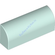 Деталь Лего Кубик Модифицированый 1 х 4 х 1 1/3 Без Штырьков С Закругленным Верхом Цвет Светлая Аква