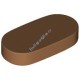 Деталь Лего Плитка 1 х 2 Овальная Цвет Карамельный