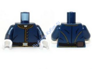 Деталь Лего Торс С Рисунком Цвет Темно-Синий