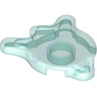 Деталь Лего Плитка Круглая 2 х 2 С Боковыми выступами Цвет Прозрачно-Голубой