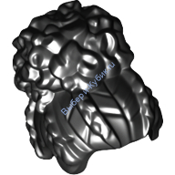 Деталь Лего Парик Женский Цвет Черный