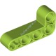 Деталь Лего Техник Бим 2 х 4 L-Формы Толстый Цвет Лайм