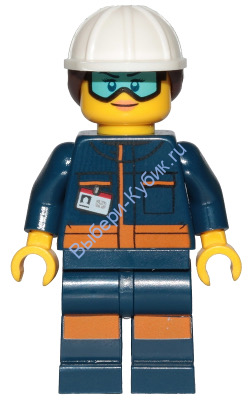 Минифигурка Лего Сити Техник
