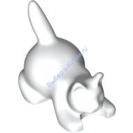 Деталь Лего Кошка Крадущаяся Цвет Белый