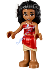 Moana - Red Skirt, White Flower (41149)