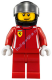 Минифигурка Лего ЧЕМПИОНЫ ПО СКОРОСТИ - Водитель Ferrari