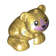 Деталь Лего Хомяк / Мышь / Мышка Фрэндс Цвет Перламутрово-Золотой