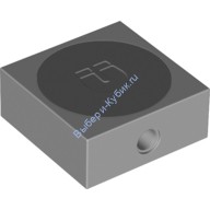 Деталь Лего Магнитный Кубик 4 x 4 x 1 1/3 Цвет Светло-Серый