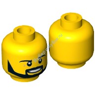 Деталь Лего Голова Минифигурки Цвет Желтый