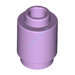 Деталь Лего Кубик Круглый 1 х 1 Открытый Штырек Цвет Лавандовый