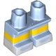 Деталь Лего Ноги Короткие С Рисунком Цвет Ярко-Светло-Голубой