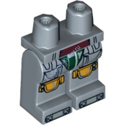 Деталь Лего Ноги С Рисунком Цвет Песочно-Голубой