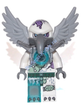 Минифигурка Лего Легенды Чимы Voom Voom - Flat Silver Armor