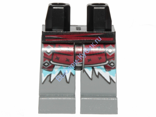 Деталь Лего Ноги С Рисунком Цвет Черный